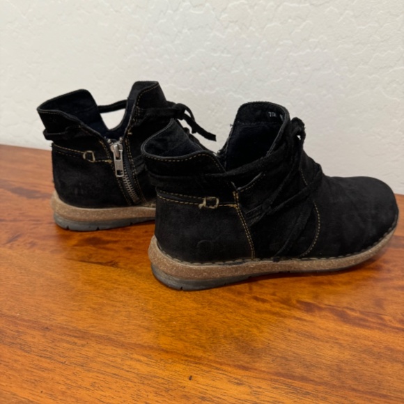 Born Womens Tarklin Boot Black Size 7/ 38 - Picture 3 of 7